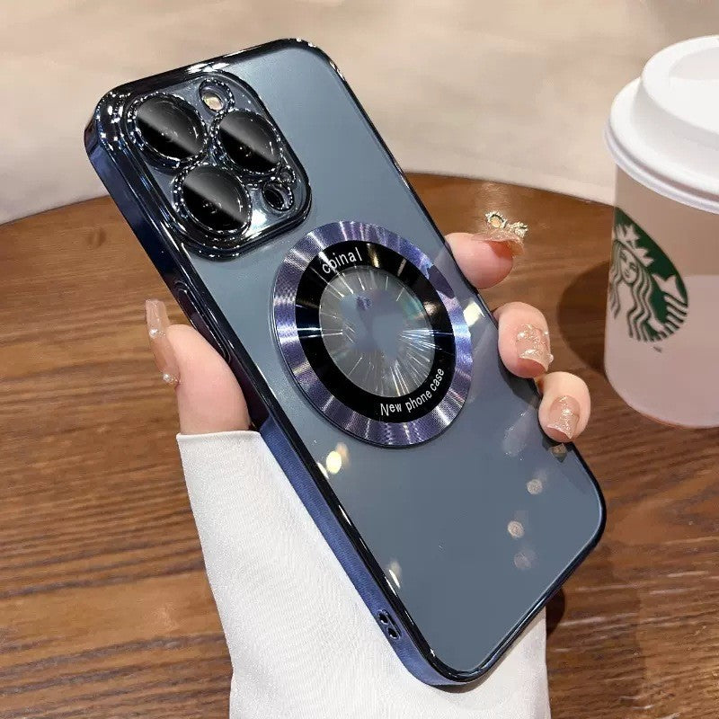 Electroplated PC Magnetic Magnifier Phone Case