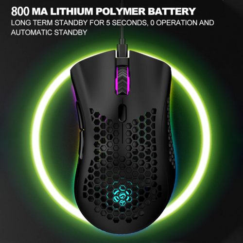 Wireless Mouse Gaming Optical Mouse Cordless 7 Color LED
