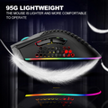 Wireless Mouse Gaming Optical Mouse Cordless 7 Color LED