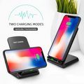 Qi Wireless Fast Charger Charging Pad Stand Dock For Samsung Galaxy