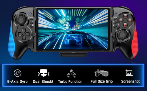 Dual Vibration Handheld Controller Grip Gamepad For Nintendo Switch