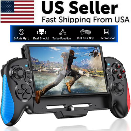 Dual Vibration Handheld Controller Grip Gamepad For Nintendo Switch
