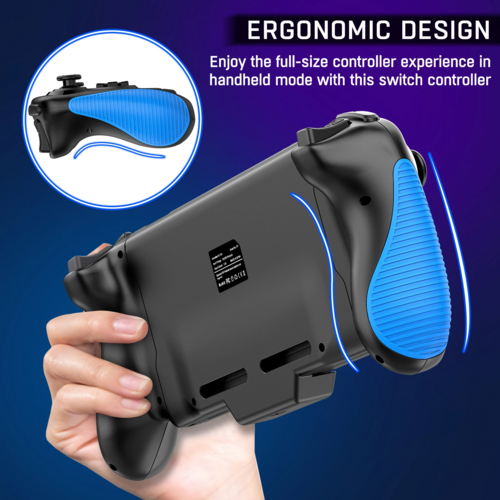 Dual Vibration Handheld Controller Grip Gamepad For Nintendo Switch