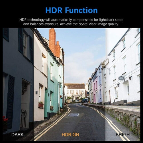 1080P Dual Lens Car DVR Dash Cam Video Recorder G-Sensor Front And