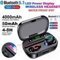 Bluetooth 5.1 Headset TWS Wireless Earphones Mini Earbuds Stereo