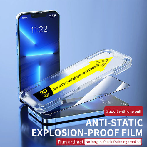 9D Full Cover Tempered Glass Screenprotector voor iPhone