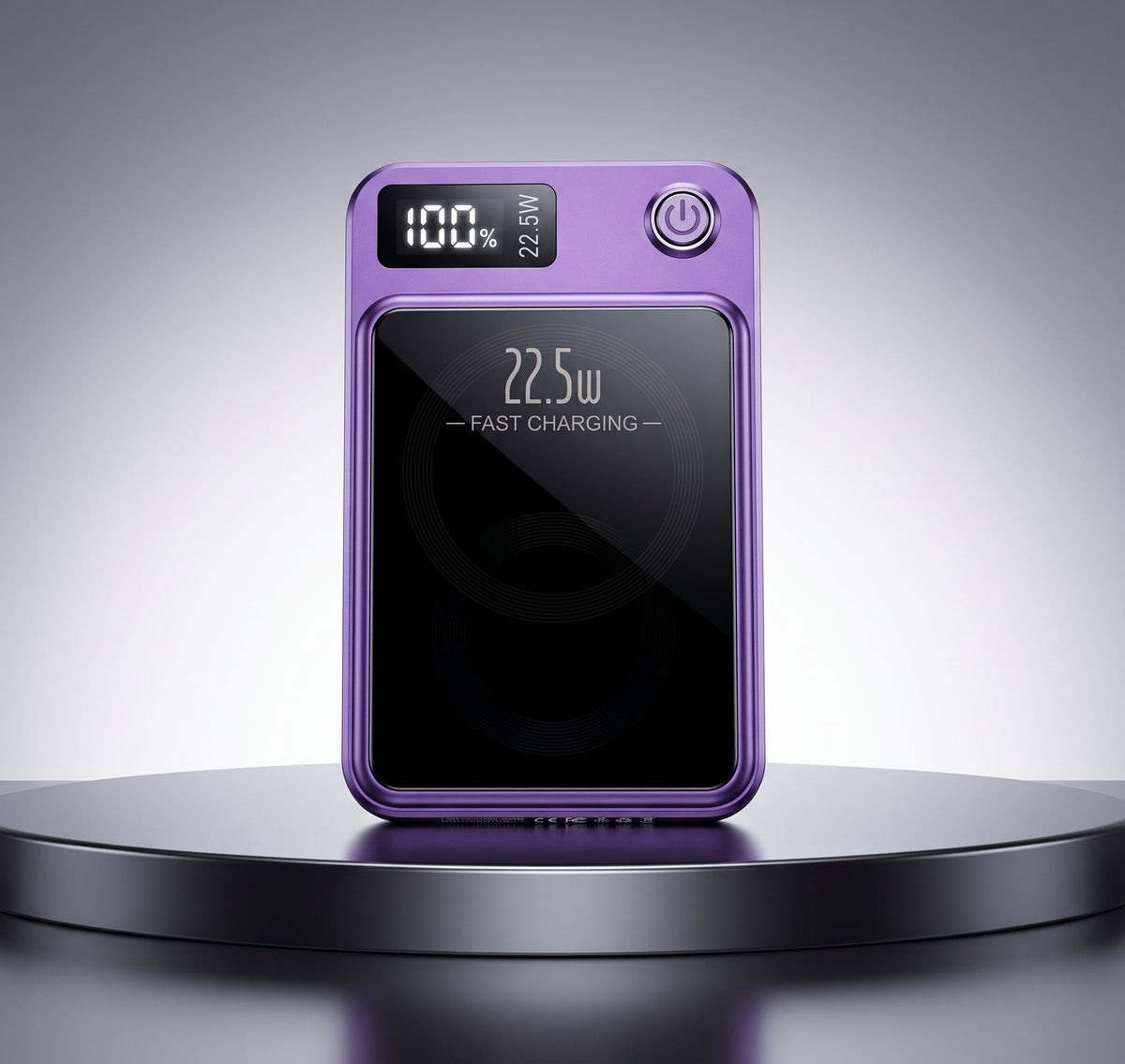 Magnetic Wireless Power Bank 10,000 mAh – 22.5W Fast Charging