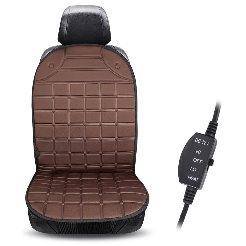 12V Heated Car Seat Cover – Universal Winter Seat Warmer